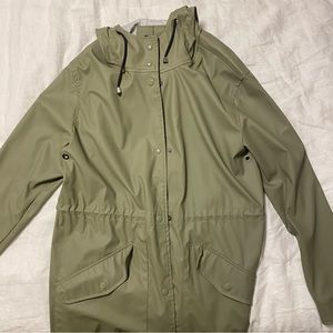 Army Green Raincoat